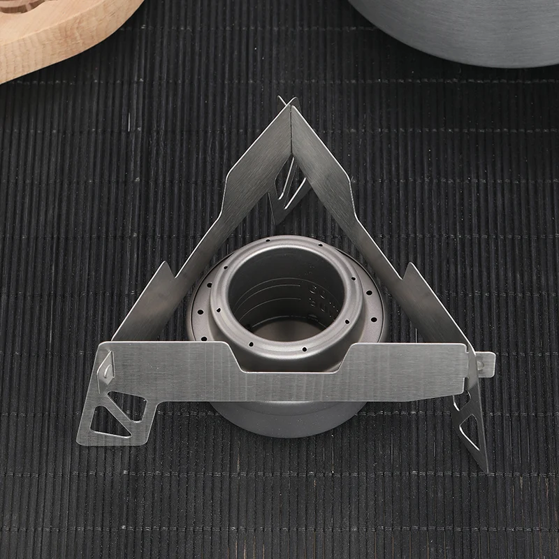 

Camping Mini Alcohol Stove Cross Stand Rack Spirit Tray Plate Furnace Stove Outdoor Accessories Foldable Rack