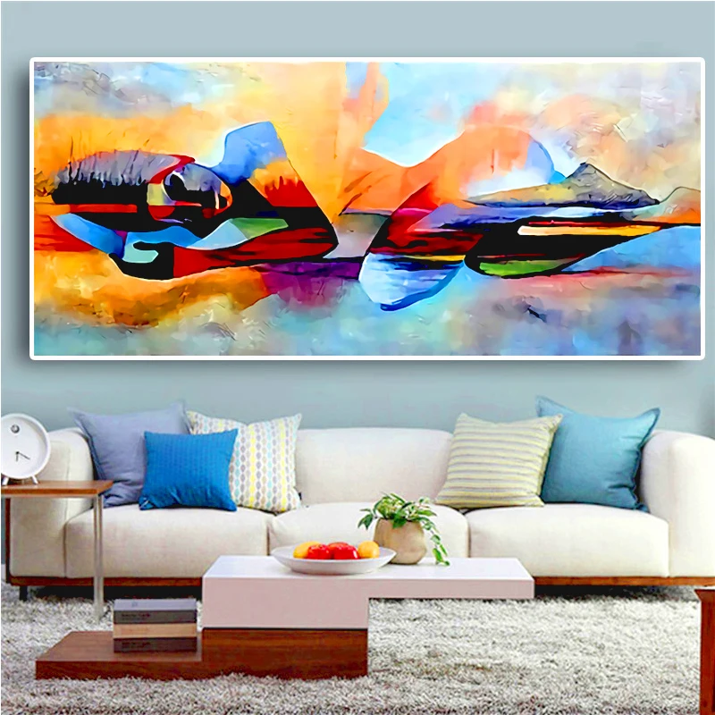 Художественная ручная роспись абстрактная Женская художественная картина