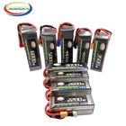 Аккумулятор LiPo 2S 3S 4S 5S 6S Ру, аккумуляторы 7,4 В 11,1 В 14,8 в 18,5 в 22,2 в 4200 в 4500 5200 6000 мАч 30C 40C 60C для радиоуправляемого дрона, самолета, автомобиля