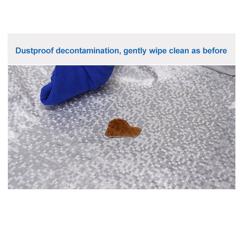 

Car Sunshade Half Cover Universal Outdoor Covers Snow Ice Hail Waterproof Dustproof Sun Shade Anti-UV Car Silver Case Cover