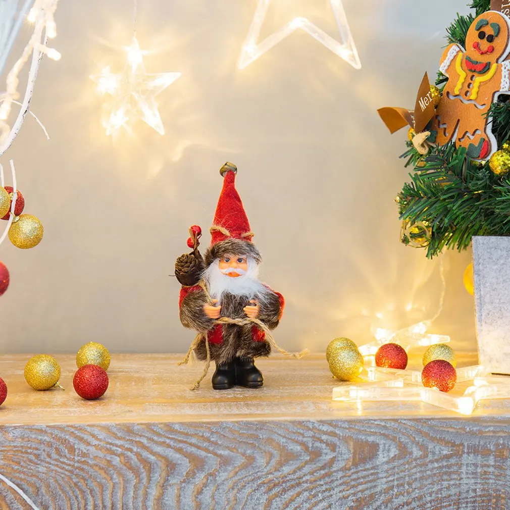 

Christmas Tree Ornaments Christmas Santa Claus Doll Toy Decoration Exquisite For Home Xmas Happy New Year Gift For Christmas