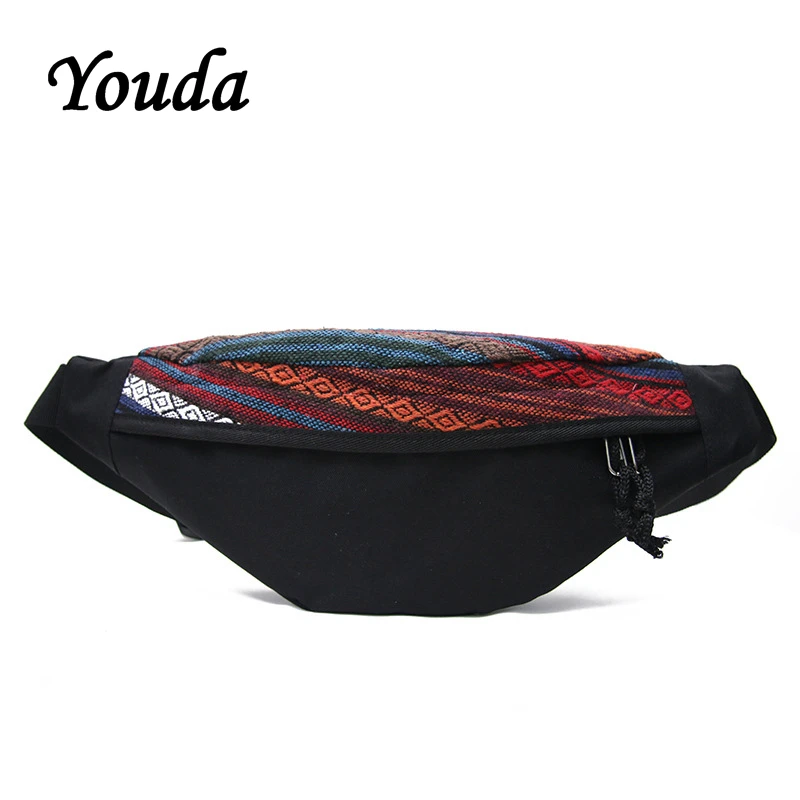 Youda оригинальный дизайн нагрудная сумка из текстиля Портативный мобильный