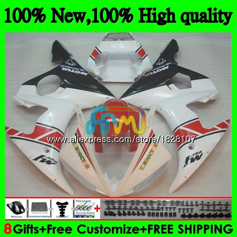 

Корпус для YAMAHA Red white blk YZF R6 S R6S 06-09 YZFR6S 06 07 08 09 52BS.62 YZF600 YZF-600 YZF-R6S 2006 2007 2008 2009 обтекатели