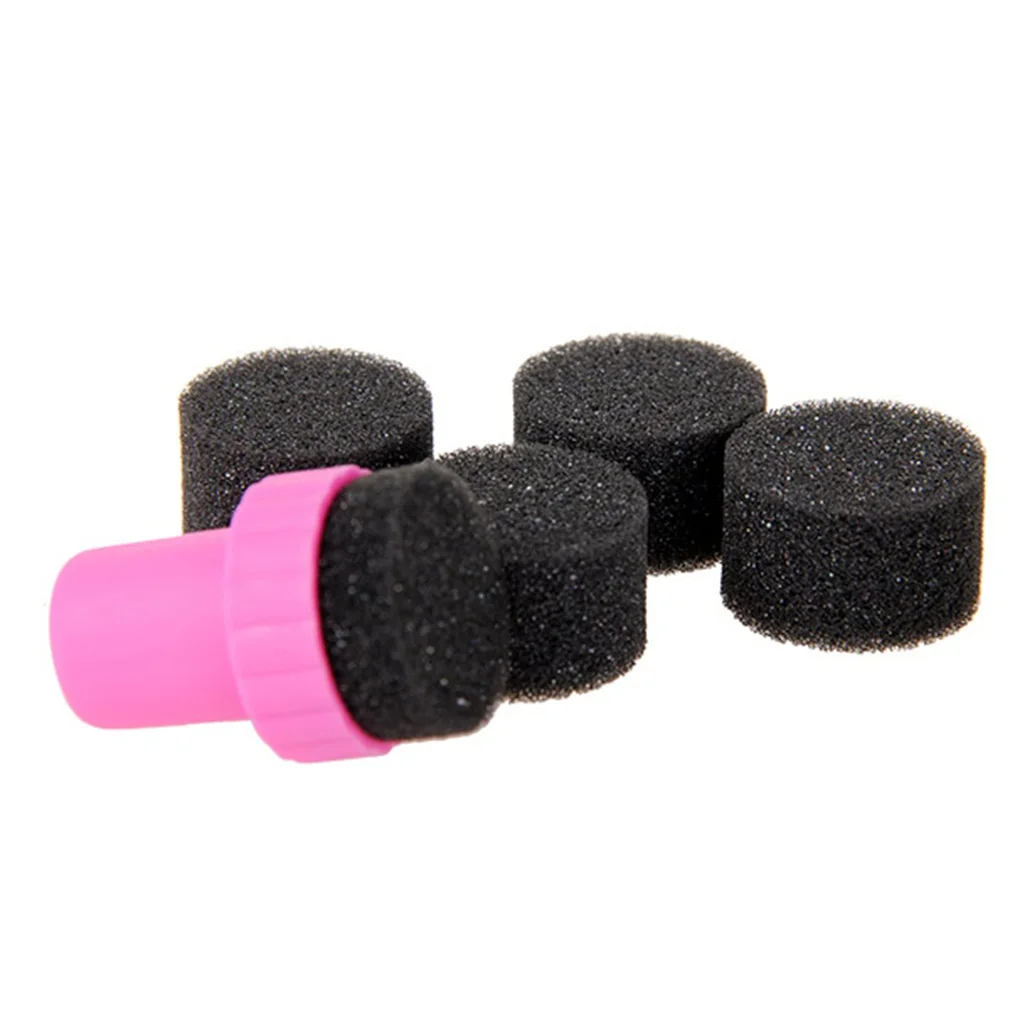 Из 2 предметов LOT дизайн ногтей Губка штамповки шаблон передачи маникюр с