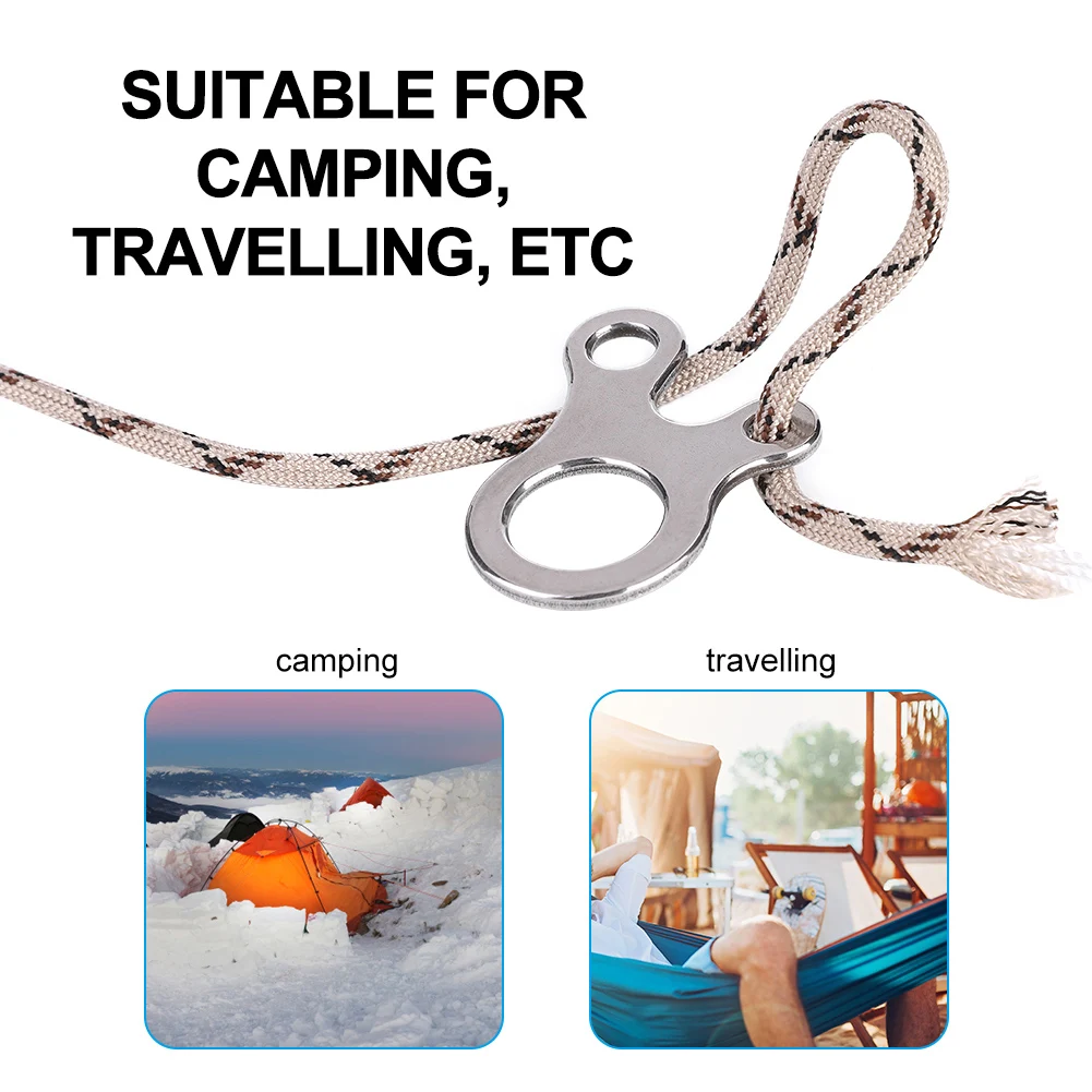 

Пряжка для ветровой веревки палатки быстрое завязывание узлов, 10 шт., 3 отверстия, противоскользящая, крючок походный, туристический, затяги...