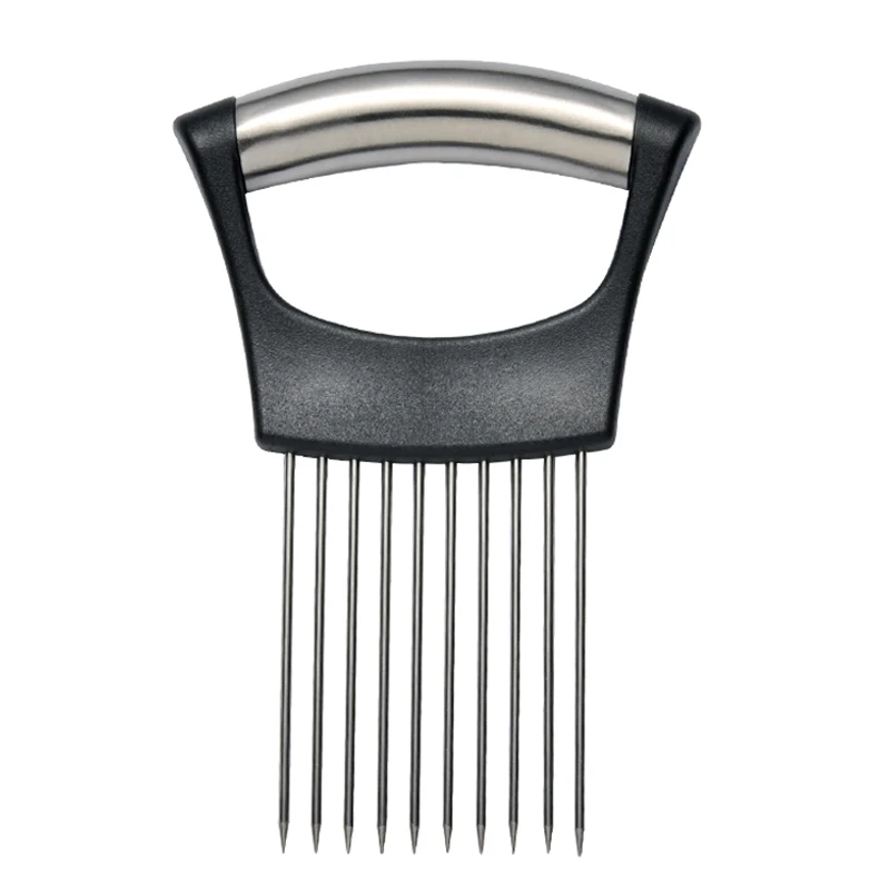 Резак для лука из нержавеющей стали держатель картофеля томатов слайсер