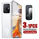 Защитная пленка для Xiaomi Mi 11T Pro 11X 11i, гелевая защита для экраназадняя крышка, Гидрогелевая пленкастекло для камеры Xiaomi11t Mi11t Pro
