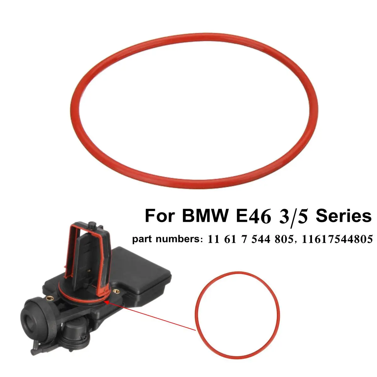 Резиновый уплотнительный впускной клапан для BMW E46 серия 3/5 2001 2004 11617544805 /11 61 7 544 805 1