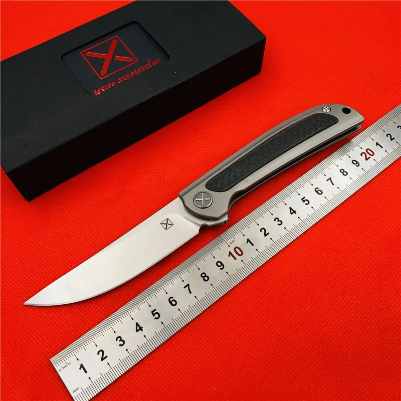Оригинальный компактный складной нож Yon Xanadu s35vn ручка из титанового сплава