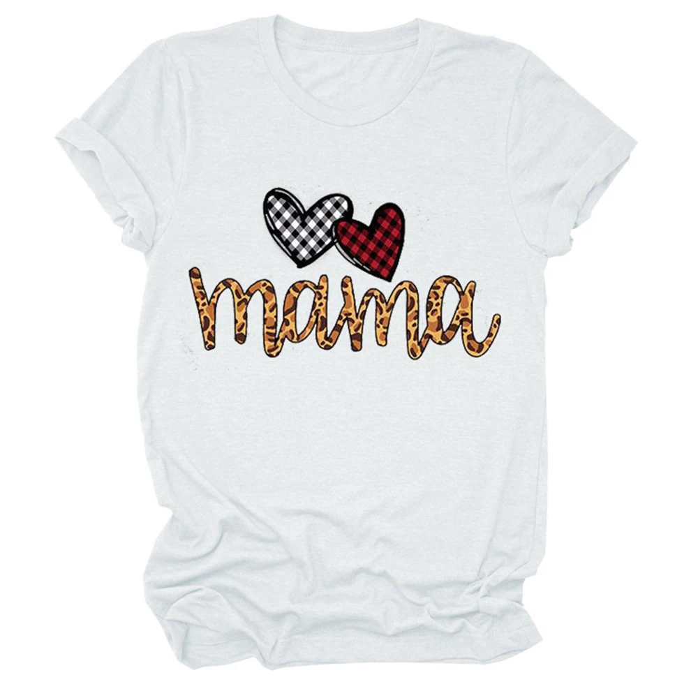 

Harajuku Heart Print T Shirt Women Short Sleeve O Neck Loose Tshirt 2020 Summer Tee Tops Short Sleeve Female Camisetas Mujer