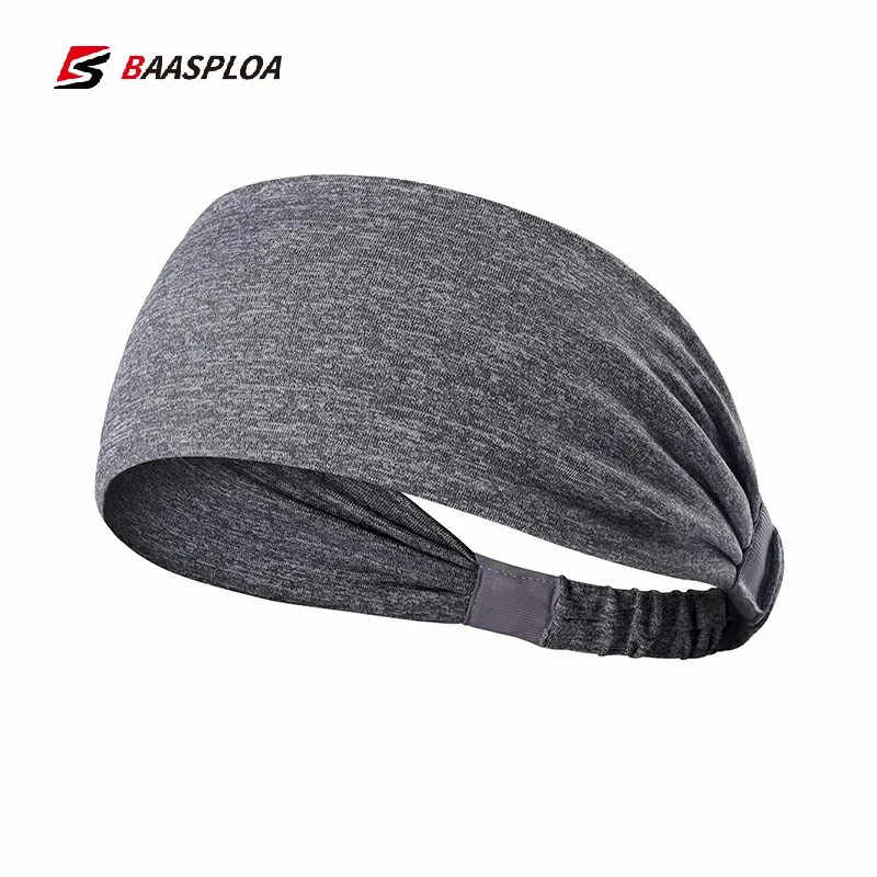 

Baasploa 2021 Men Sweatband Sports Headband Stretch Elastic Women Yoga Running hair band Outdoor Sport Headwrap Fitness Sports