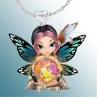 Изысканное и элегантное модное ожерелье с подвеской в виде цветка, бабочки, сказки