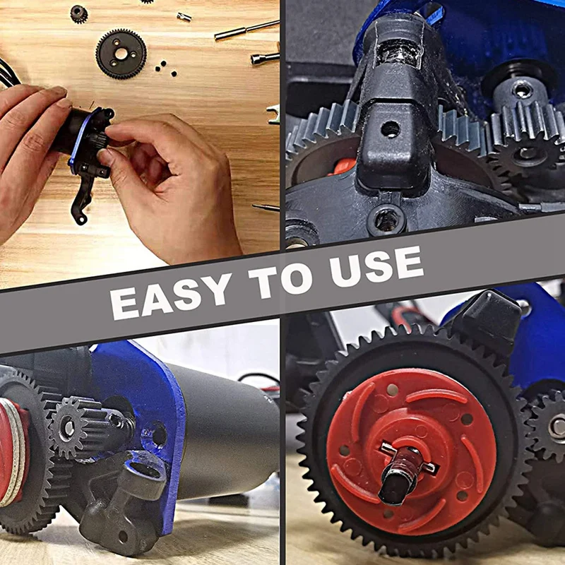 Metal Spur Gear 54T 0.8 32P 3956 with 15T 17T 19T Pinion Set for 1/10 Traxxas Slash Stampede Summit E-Revo | Спорт и развлечения