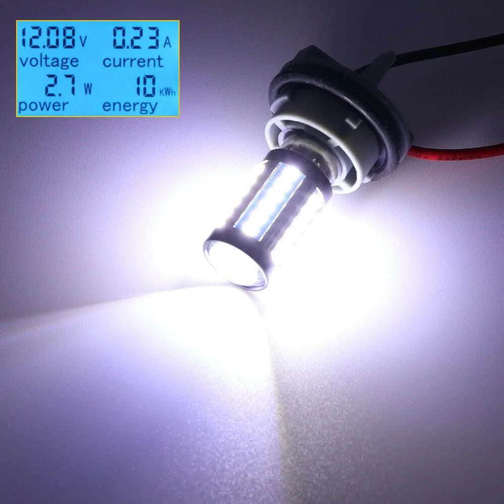 

2x 1156 BA15S COB LED Bulb 6000K White Super Bright Car Reverse Lights Tail Lamp COB LED Light Bulb