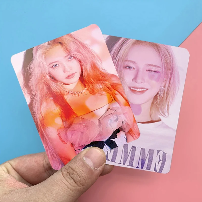 

New 54Pcs/set KPOP Red Velvet Album Photo Card PVC Cards Self Made LOMO Card Photocard