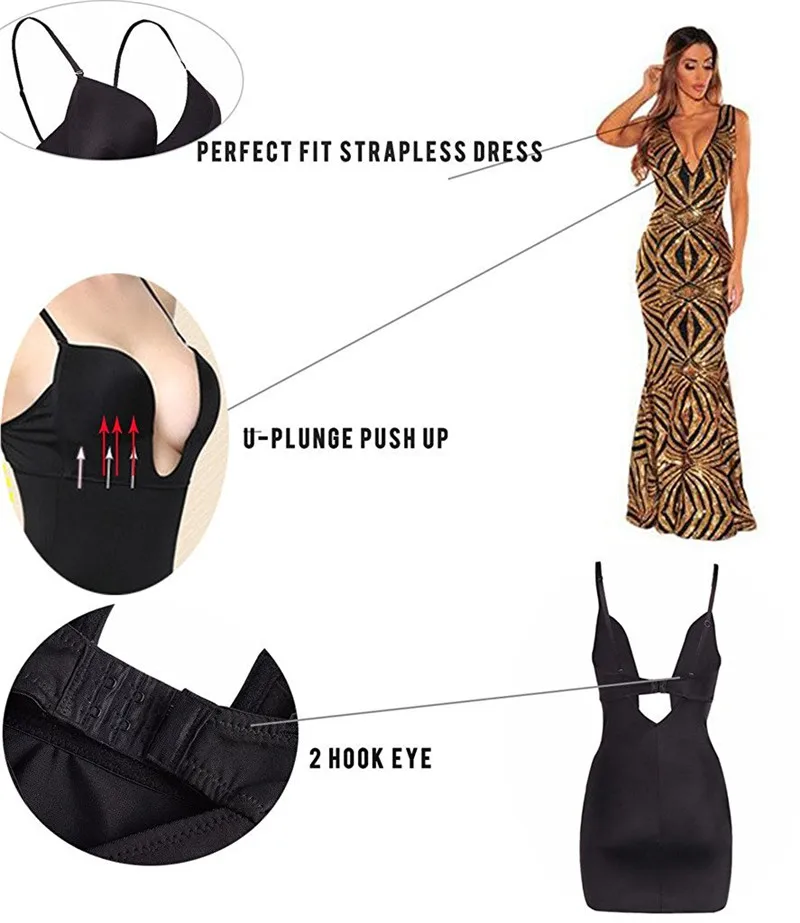 NINGMI Slimming Body Shaper Women Party Bodysuit Underwear Full Slip Skirt Shapewear Waist Trainer Sexy Bra Briefer Dress Corset | Женская