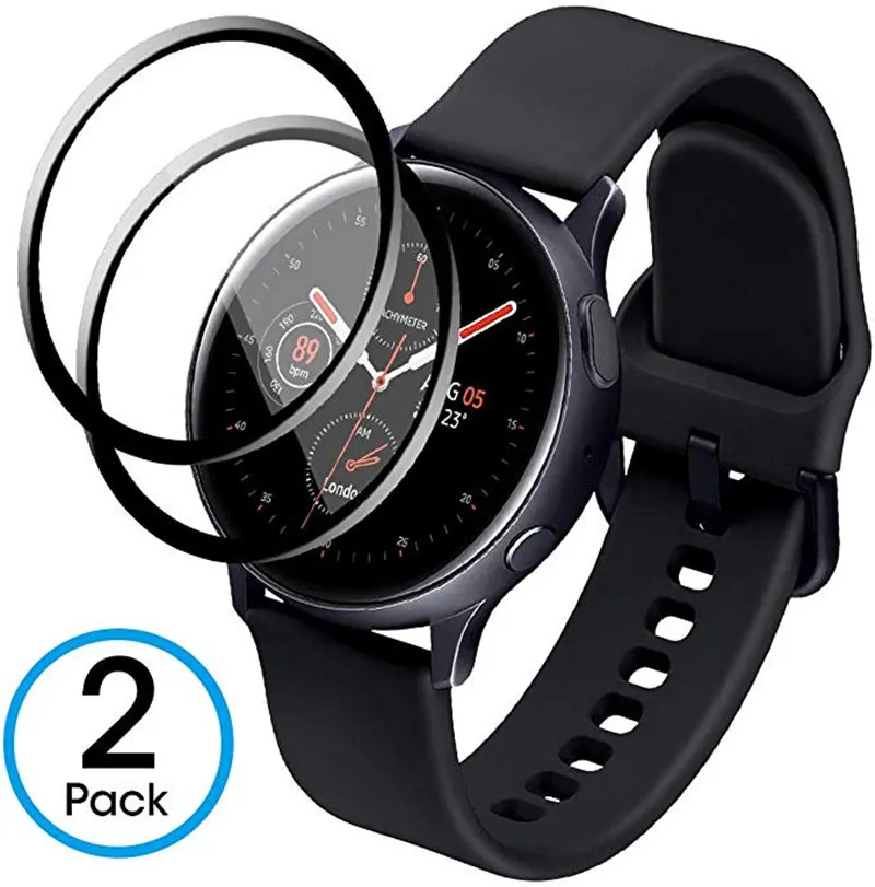 Стеклянная Защита экрана для Samsung Galaxy Watch Active 2 44 мм 40 ультратвердая HD прозрачная