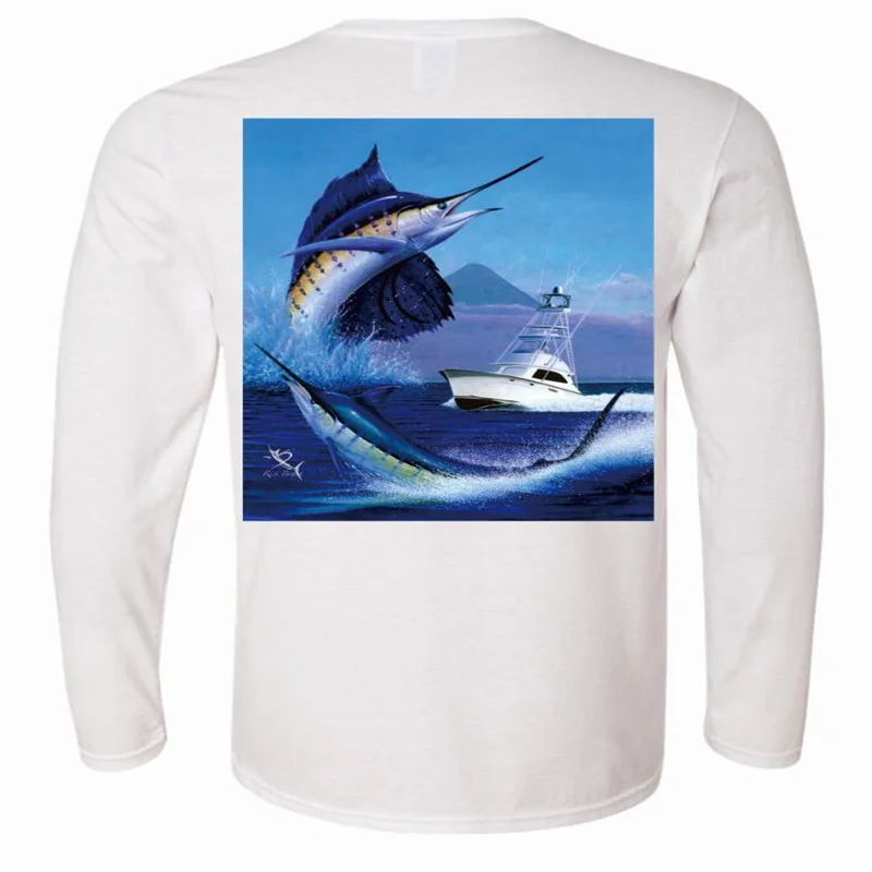 

2021 Wholesale Custom Design Long Sleeve Round Collar Shirt Fast Drying Breathable Comfort Outdoor Fishing Clothes