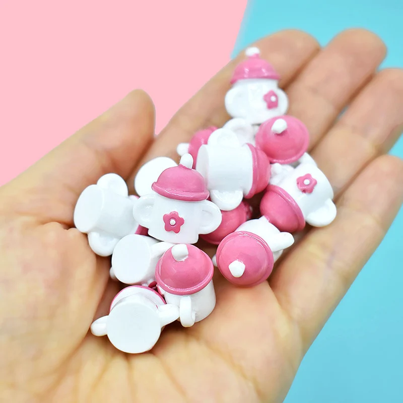 

1:12 Dollhouse Mini Simulation Water Cooker Toys Pink Metal Dolls House Accessories 10PCS Beautiful Design And Excellent Finish