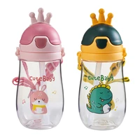 childrens plastic cartoon dinosaur baby plastic bpa free outdoor transparent juice drinking cup suitable for adult children
