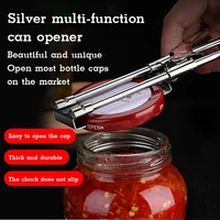 multifunctional stainless steel can opener long jar tin cap opener manual remover seal bottle lid kitchen accessories gadget
