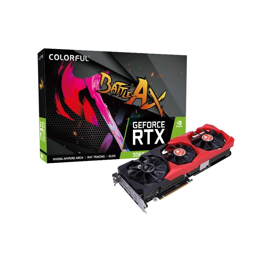 

Игровая компьютерная видеокарта iGame RTX3060 ti 8G AD/White LHR Lock RTX 3060 Ti Tomahawk/Advanced/W OC