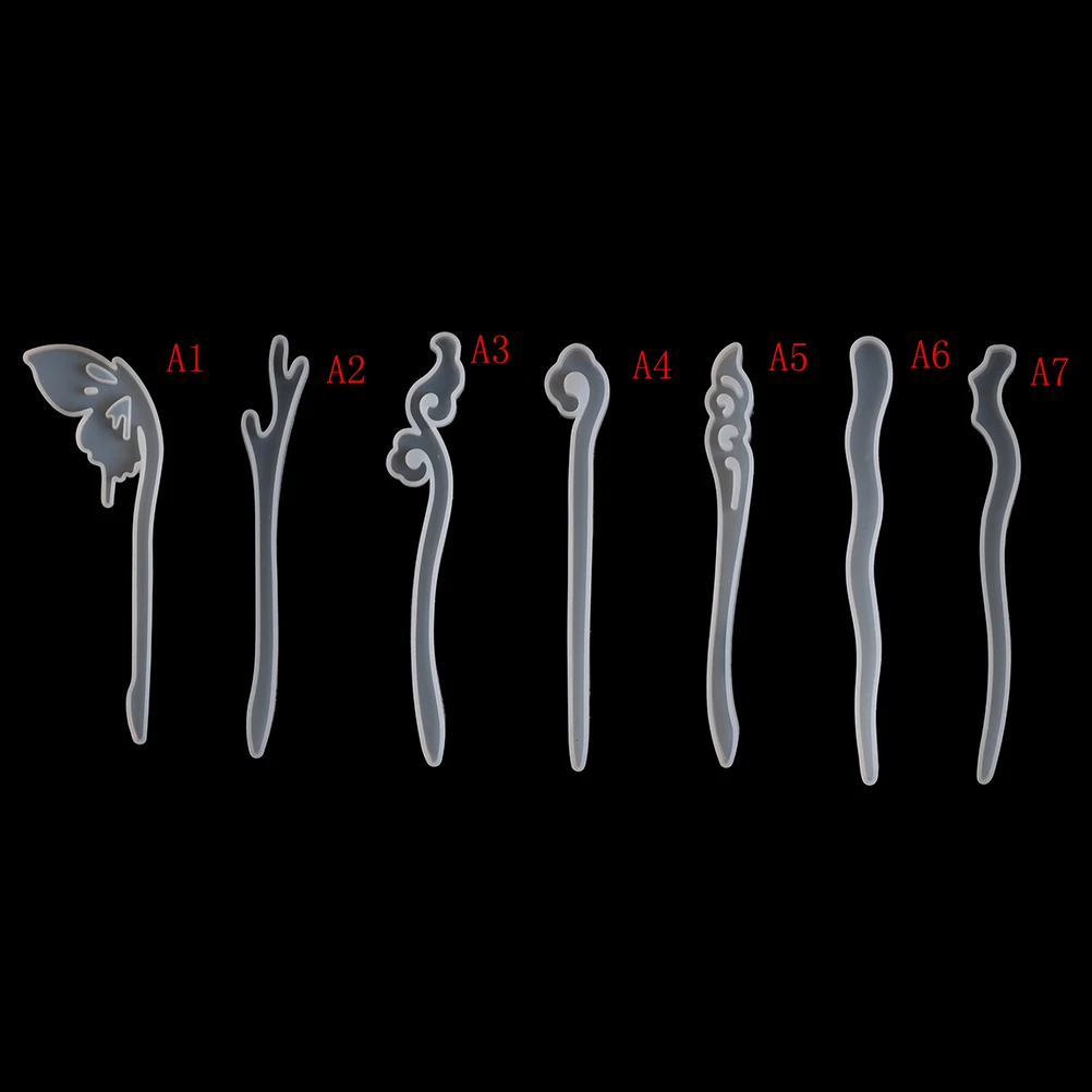 DIY шпилька силиконовая форма для изготовления палочки волос Ювелирная подвеска