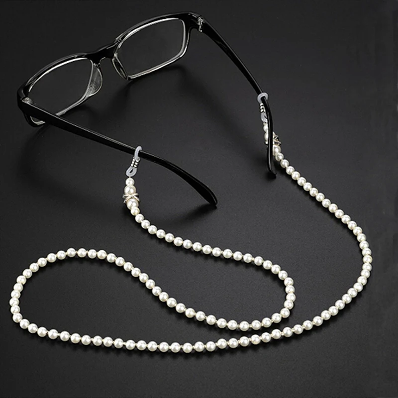 

New Sunglasses Chain Wearing Neck Holding Beaded Lanyard Cord For Reading Glasses Eyeglasses Holder Rope Glasses Accessories