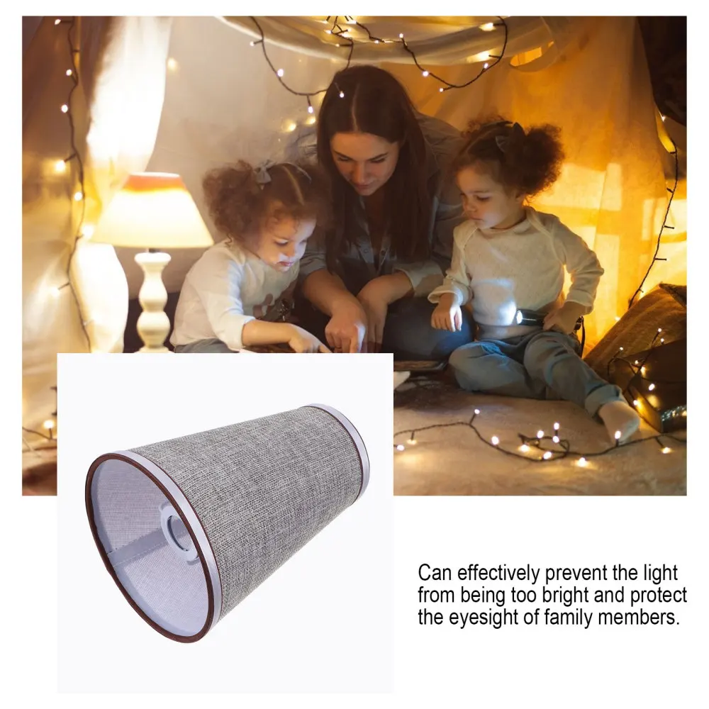 

Cloth Art E14 Meson Lamp Shade Lamp Dust-proof Cover Lamp Supplies for Home