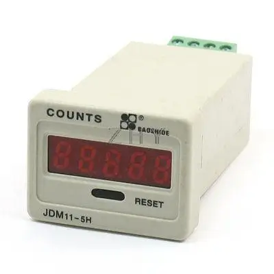 24VDC Input Signal 1-99999 Press Reset Digital Accumulating Counter JDM11-5H |