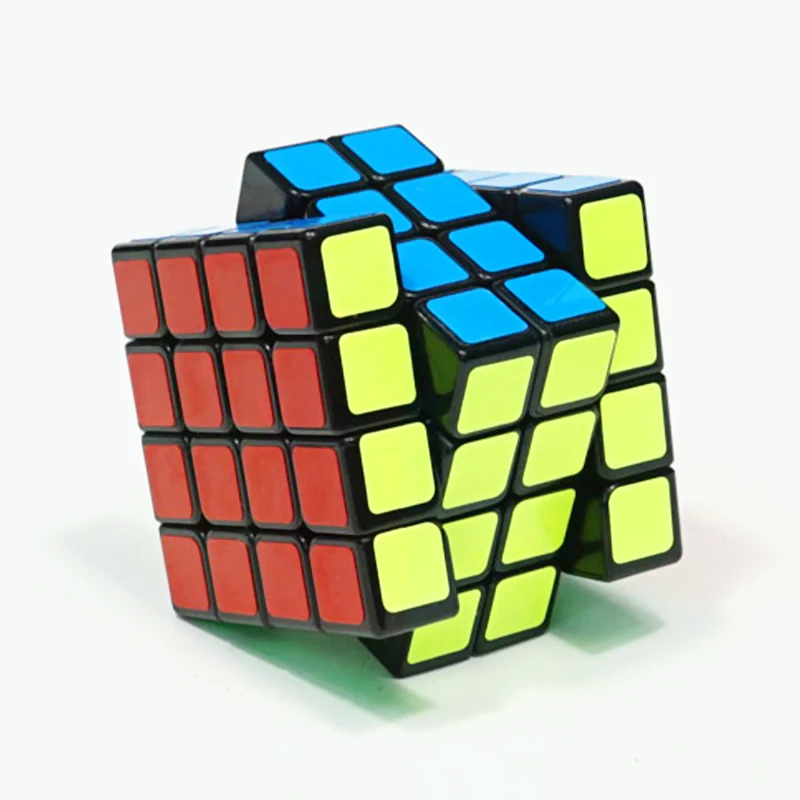 QiYi Qiyuan 4x4 magic speed cube оригинальные черные Кубики головоломки для соревнований