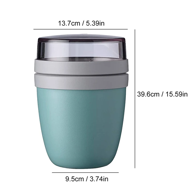 

Reusable Meal Prep Lunch Pot Snack Pot Nut Preservation Cup Lunch Box Portable Food Container Yogurts Cup JA55