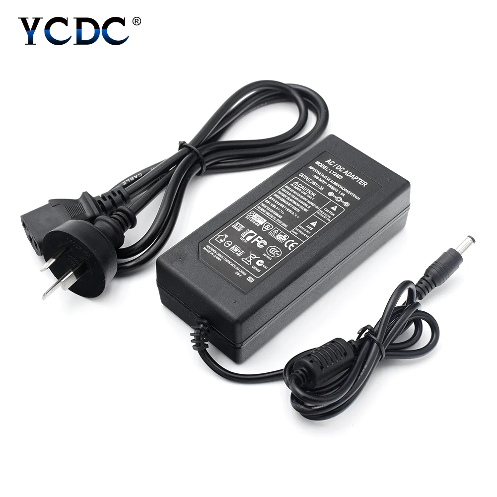 

DC 24V 3A Plug Charger Universal US/EU/UK/AU AC100-240V To DC 24V 3A Power Supply Adapter Converter Module Stable High Power