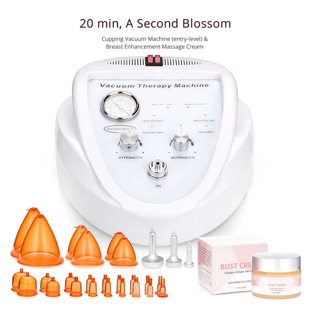 

Surebty Butt Lifting Breast Enlargement Body Massage 150ML Large Cups Detox Vacuum Cupping Machine
