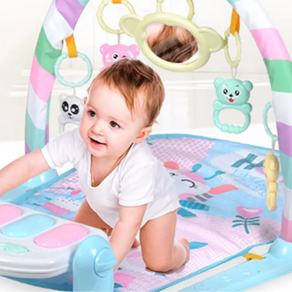 5 в 1 детские мягкие коврики для игр тренажерном зале музыкальный центр игрушка
