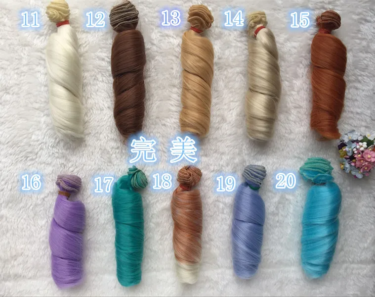 Парик для куклы 1/3 1/4 BJD SD 15*100 см 5 шт./лот|wig 1/3|diy wig1/4 bjd |