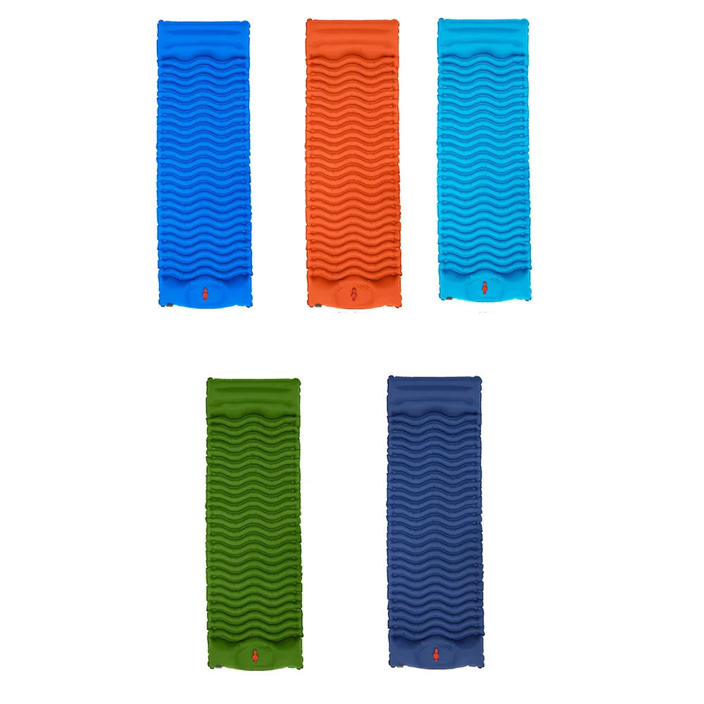 

Foot Pressing Sponge Infalatable Air Camping Mattres Large 190*60cm Comfortable Outdoor Sleeping Pad Hiking With TPU