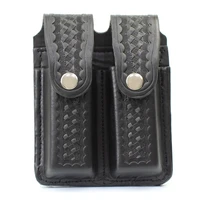 rocotactical basketweave double magazine pouch snap double handgun double mag pouch for 2 25 duty belts fits glock 17