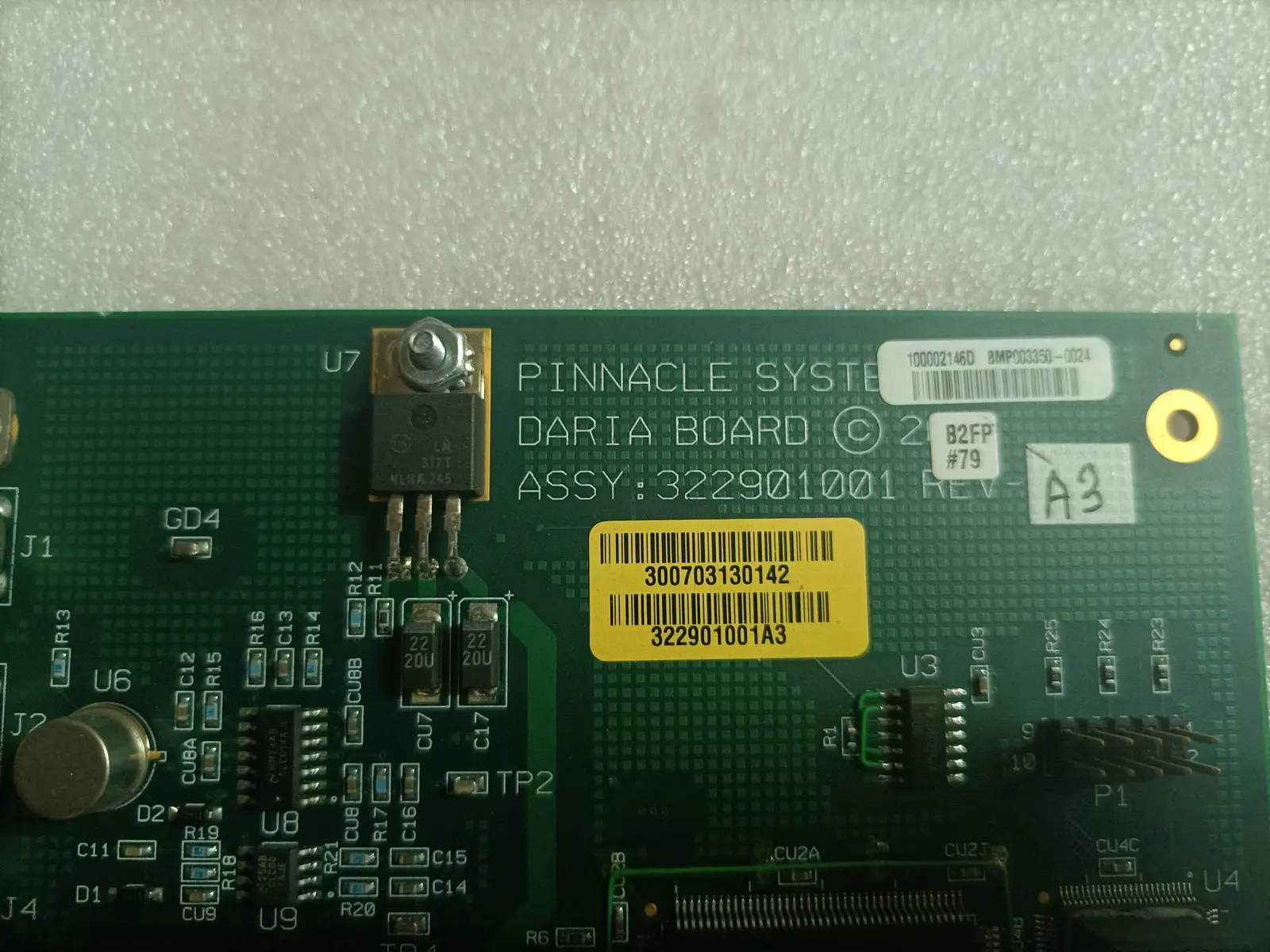 PINNACLE SYSTEMS DARIA BOARD 322901001 REV-A3 |