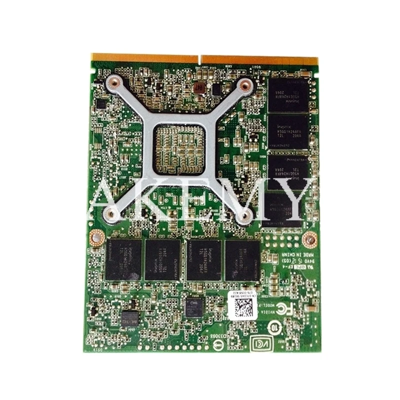 Видеокарта Q4000M GDDR5 2 ГБ с X Bracket N12E Q3 A1 для Dell M6600 M15X HP 8740W 8760W 100% ТЕСТ ОК|Материнские