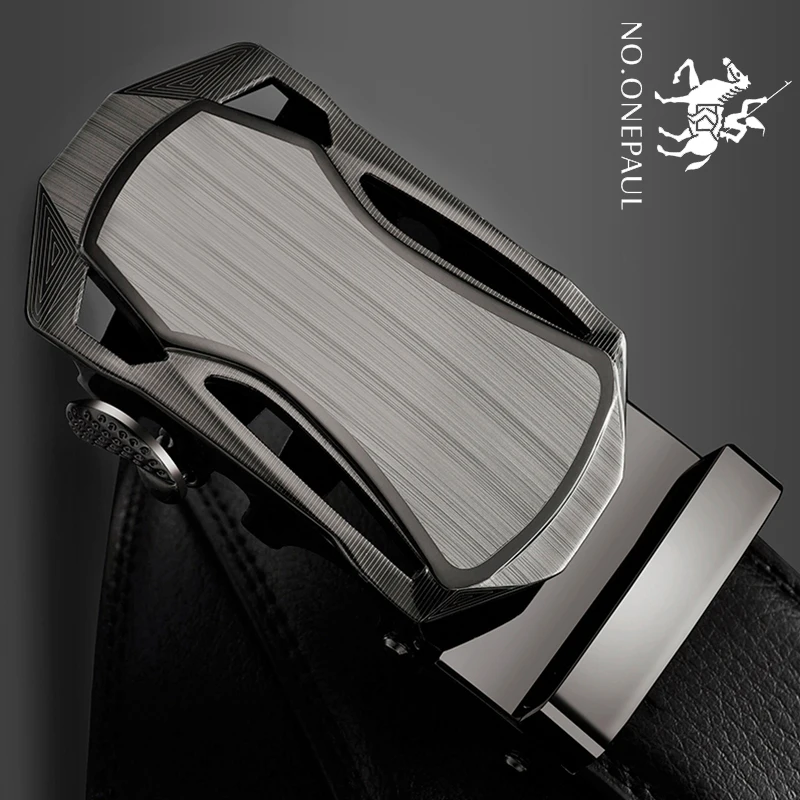 Нет. ONEPAUL Новая модная Мужская Автоматическая пряжка два кожаный ремень бизнес