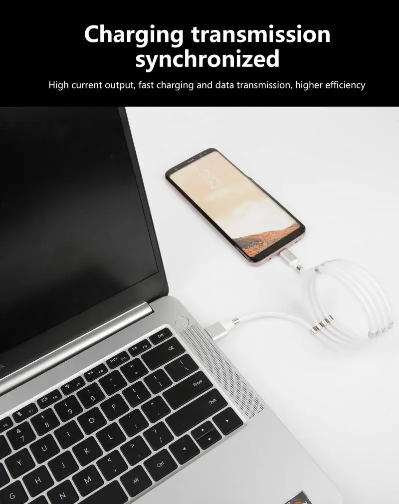 Тип C USB кабель для Samsung Huawei Xiaomi Магнитный присоска передачи данных зарядное