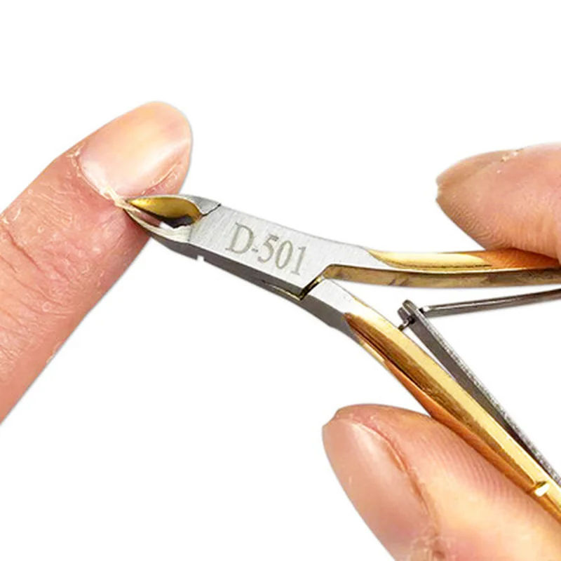 Бриллиантовый инструмент для ухода за ногтями из нержавеющей стали ножницы