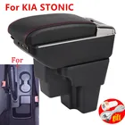 Для KIA STONIC подлокотник коробка для KIA RIO подлокотник Европа Южная Америка модифицированные детали автомобильный центр хранения автомобильные аксессуары 2015-2021