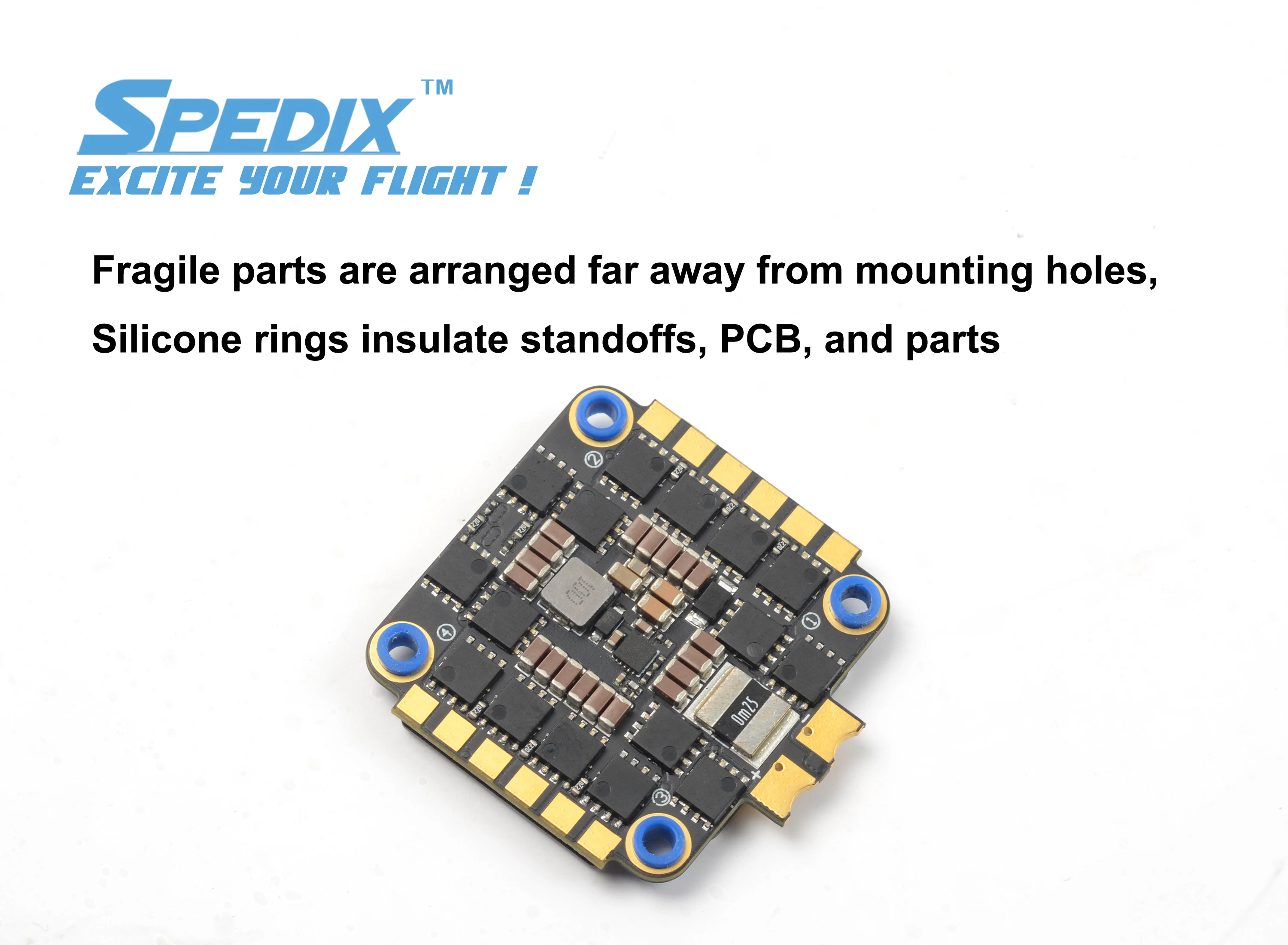 SpeedX GS45 45A BLheli_32 3-6S 4 в 1 DShot1200 ESC w/10 V BEC выход для RC Drone FPV Racing