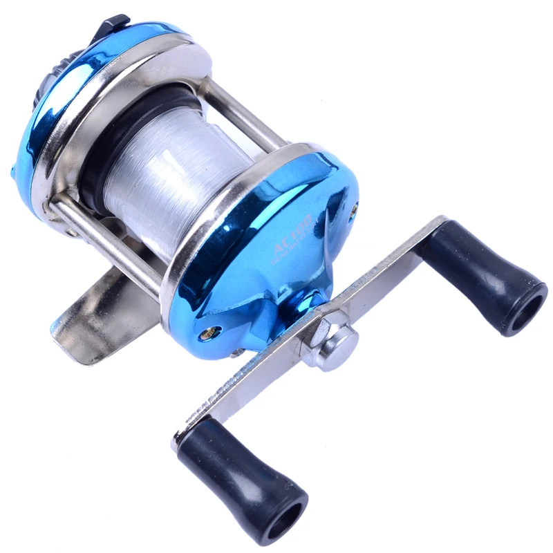 

Ice Fishing Reel 3.0:1 Mini Winter Metal Baitcasting Reels Double Rocker Bait Casting Reel Smooth Handle High Braking Strength