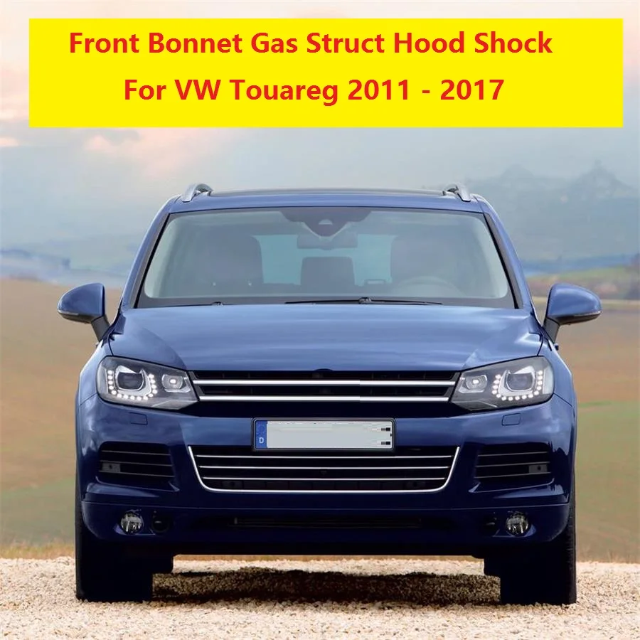 Для VW Touareg 2011 2012 2013 2014 2015 2016 2017 Стайлинг автомобиля Передняя крышка газовая