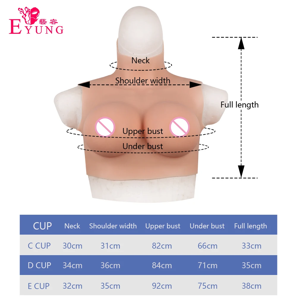 Eyung жидкий силиконовый грудь формирует для ТВ Live вещатель Косплей Трансвестит