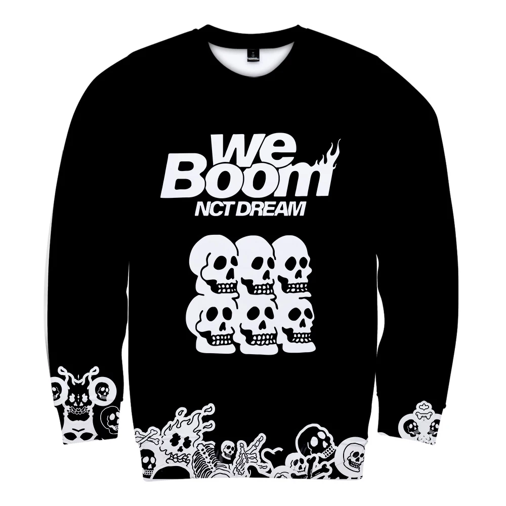 KPOP NCT DREAM 2019 новый альбом WE BOOM 3d принт круглый вырез Толстовка Мужская/женская