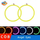 2x глаза Ангела 60 мм 70 мм 80 мм 90 мм 100 мм 110 мм 120 мм гало кольцо Автомобильные светодиодные противотумансветильник мотоциклетные дневные ходовые огни DRL светильник